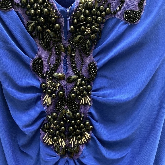 Camille la vie woman’s size 10 open back maxi elegant formal prom dress - Picture 6 of 11